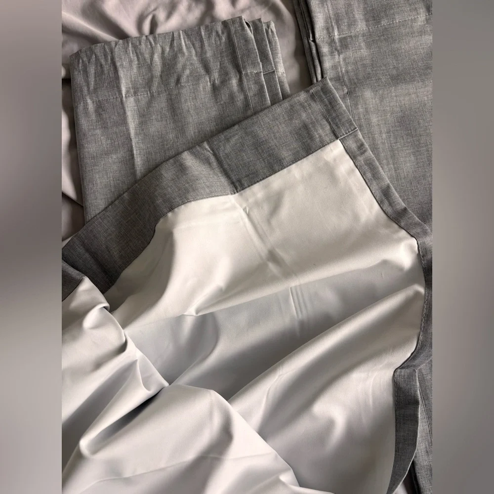 Target Room Essentials Set of 2 Blackout Curtains Darkening Window Curtain Gray